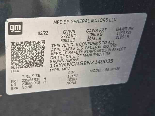 2022 Cadillac XT5 Premium Luxury