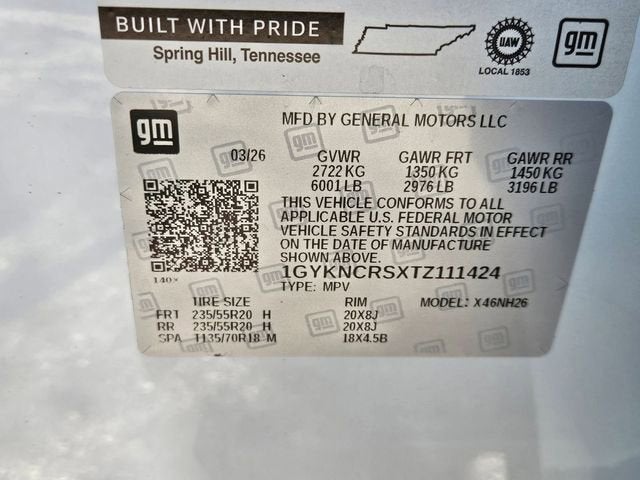 2026 Cadillac XT5 Premium Luxury
