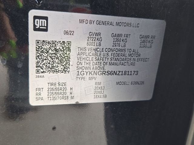 2022 Cadillac XT5 Sport