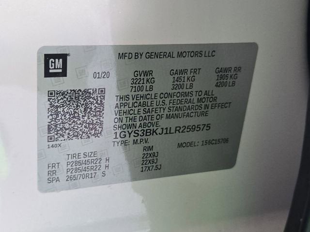 2020 Cadillac Escalade Luxury