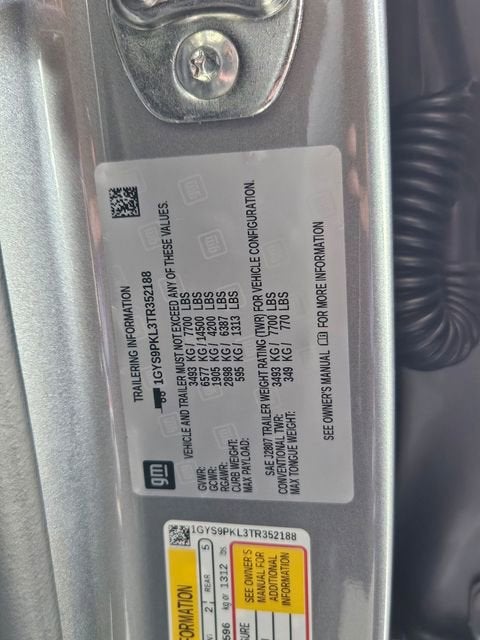 2026 Cadillac Escalade ESV Sport