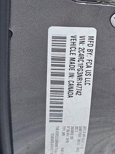 2022 Chrysler Pacifica Pinnacle