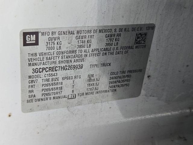 2017 Chevrolet Silverado 1500 LT