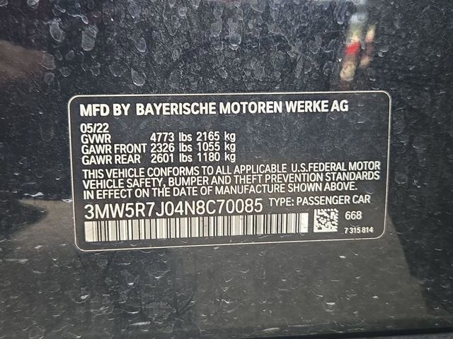 2022 BMW 3 Series 330i xDrive