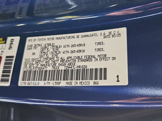 2025 Toyota Tacoma 4WD TRD Sport Hybrid