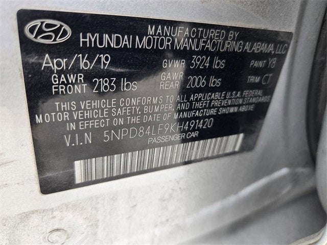 2019 Hyundai Elantra Limited