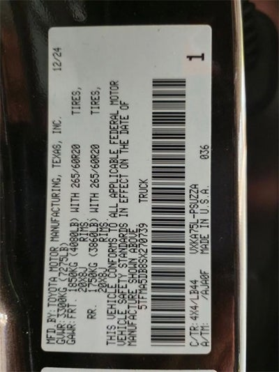 2025 Toyota Tundra 4WD 1794 Edition