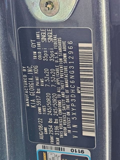 2022 Kia Telluride EX
