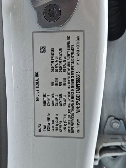 2023 Tesla Model 3 4DR RWD