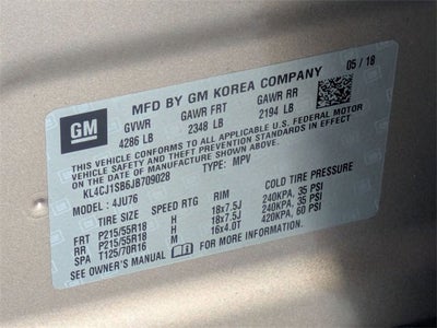 2018 Buick Encore Sport Touring