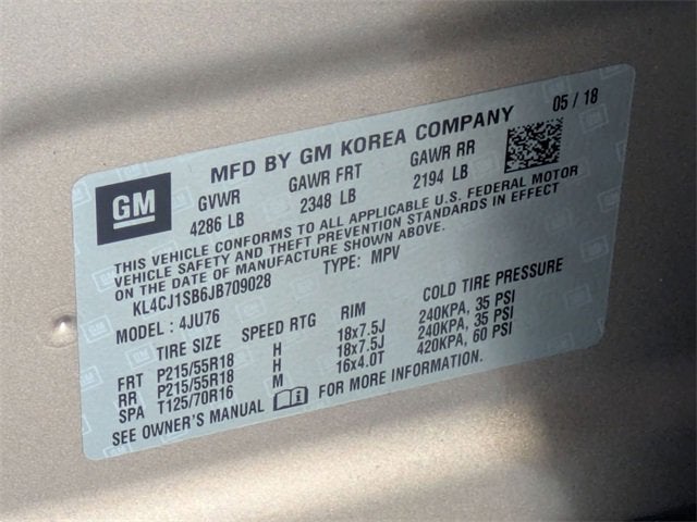 2018 Buick Encore Sport Touring