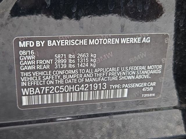 2017 BMW 7 Series ALPINA B7 xDrive