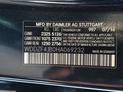 2017 Mercedes-Benz E-Class E 300 Luxury