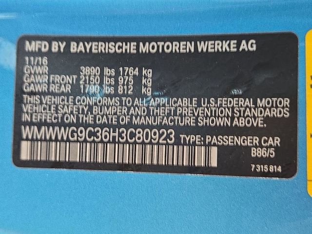 2017 MINI Convertible Cooper S