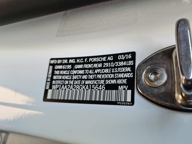 2016 Porsche Cayenne 4DR AWD